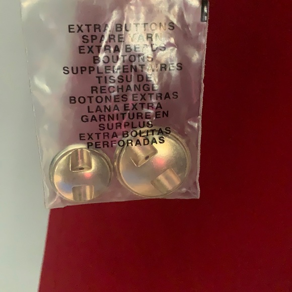 NWT Anee Klein Ladies Titan Red Double Breast Coat - Picture 6 of 7